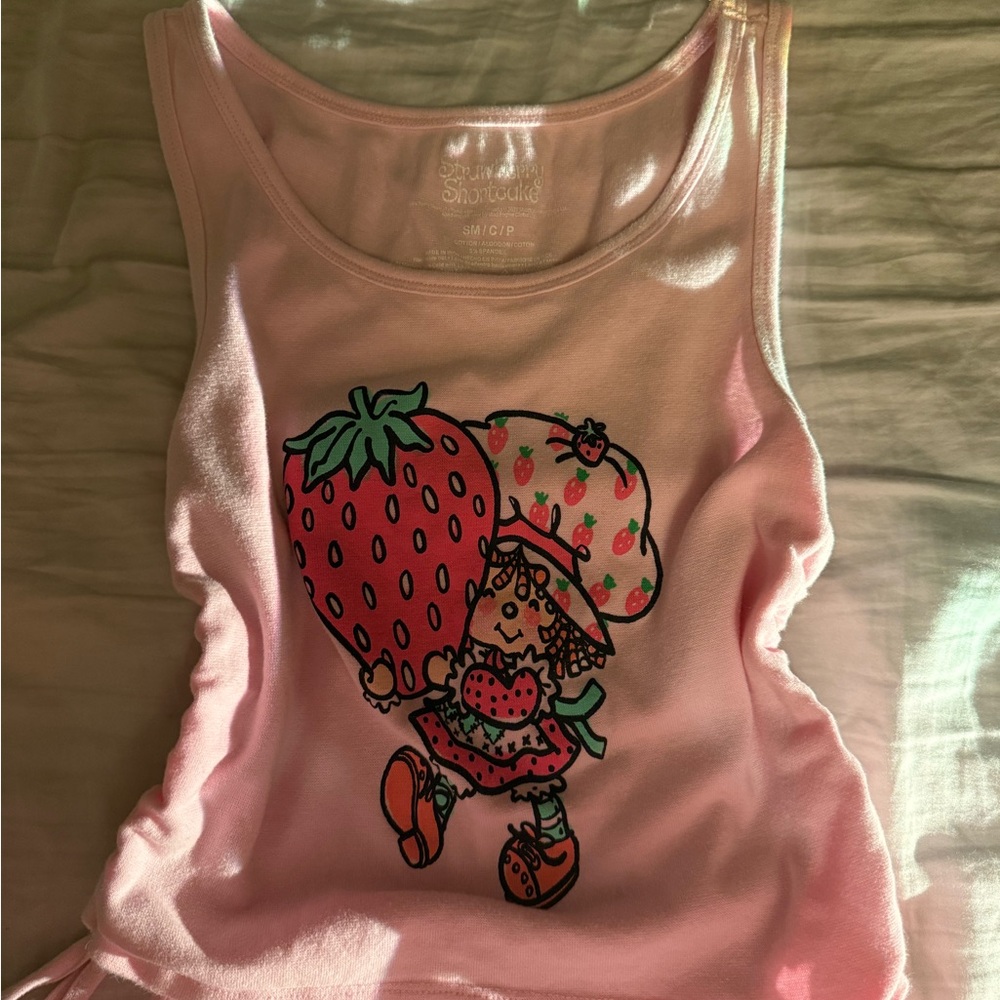 Strawberry Shortcake Pink Crop Top
